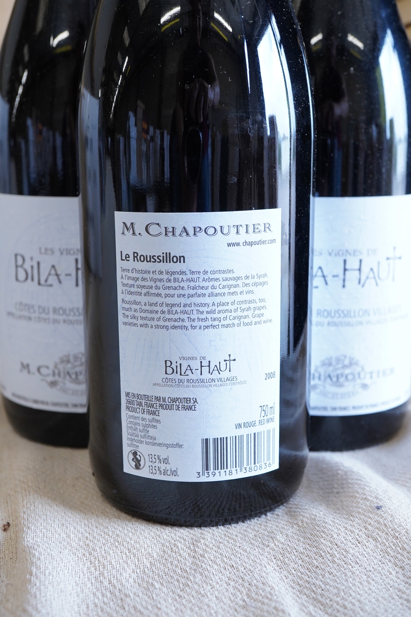 Maison M. Chapoutier, Le VIgnes de Bila-Haut, Cotes du Roussillon Villages, 2008